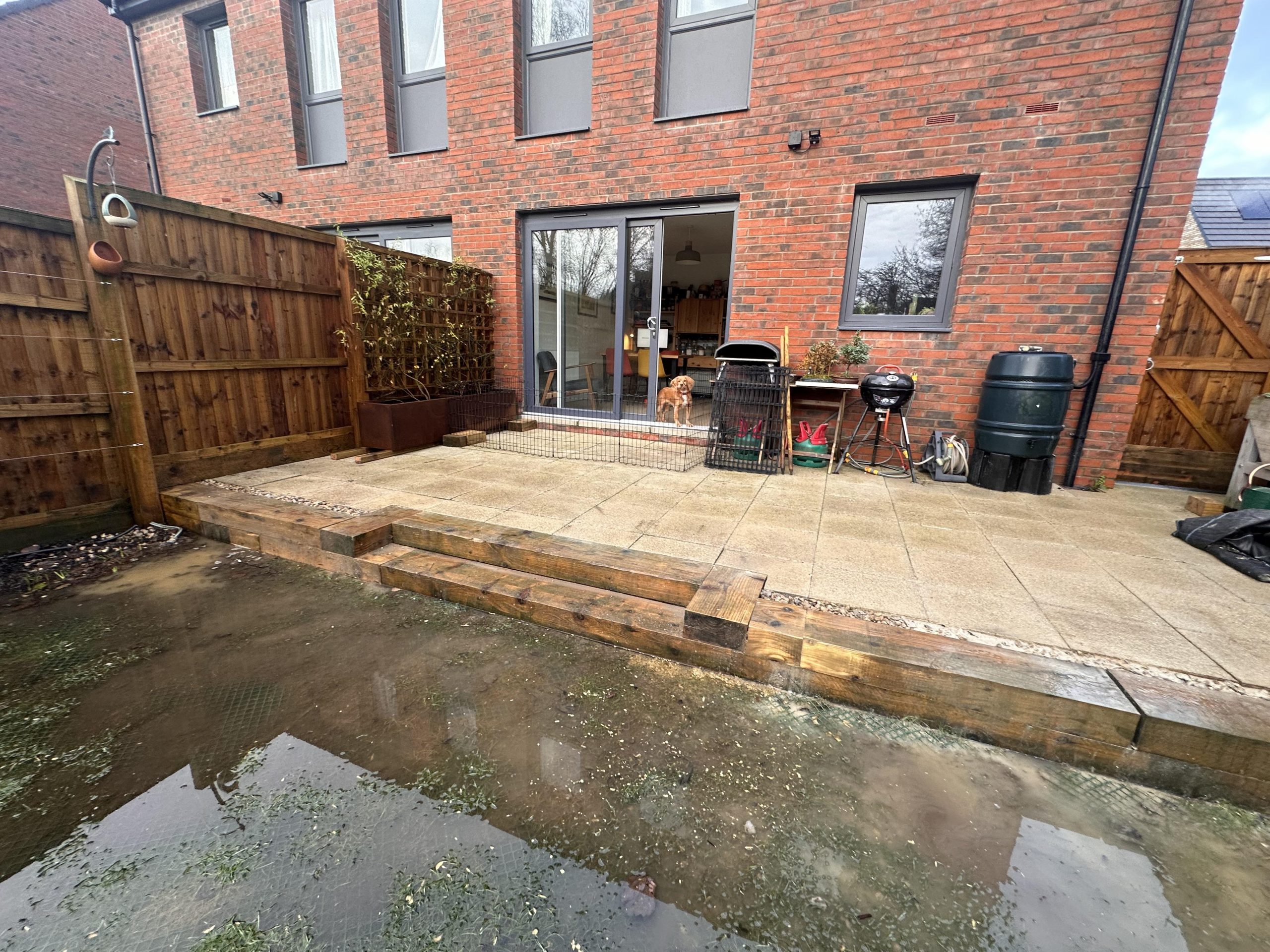 Waterlogged property drainage solution